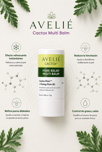 AVELIÉ Cactox Instant Lift Balm – Stick Anti Arrugas Reafirmante de Cactus