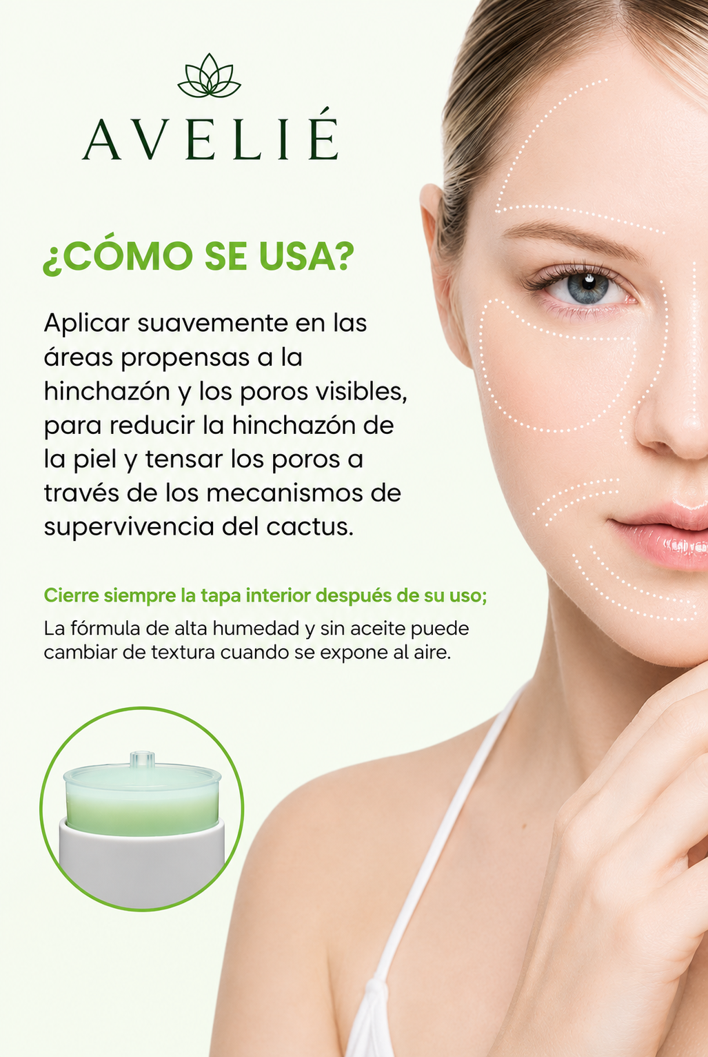 AVELIÉ Cactox Instant Lift Balm – Stick Anti Arrugas Reafirmante de Cactus