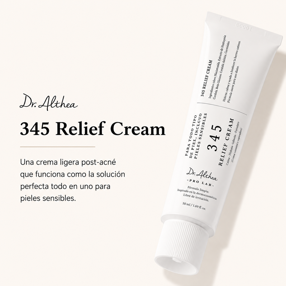 Dr. Althea 345 Relief Cream 50ml | Hidratación Calmante