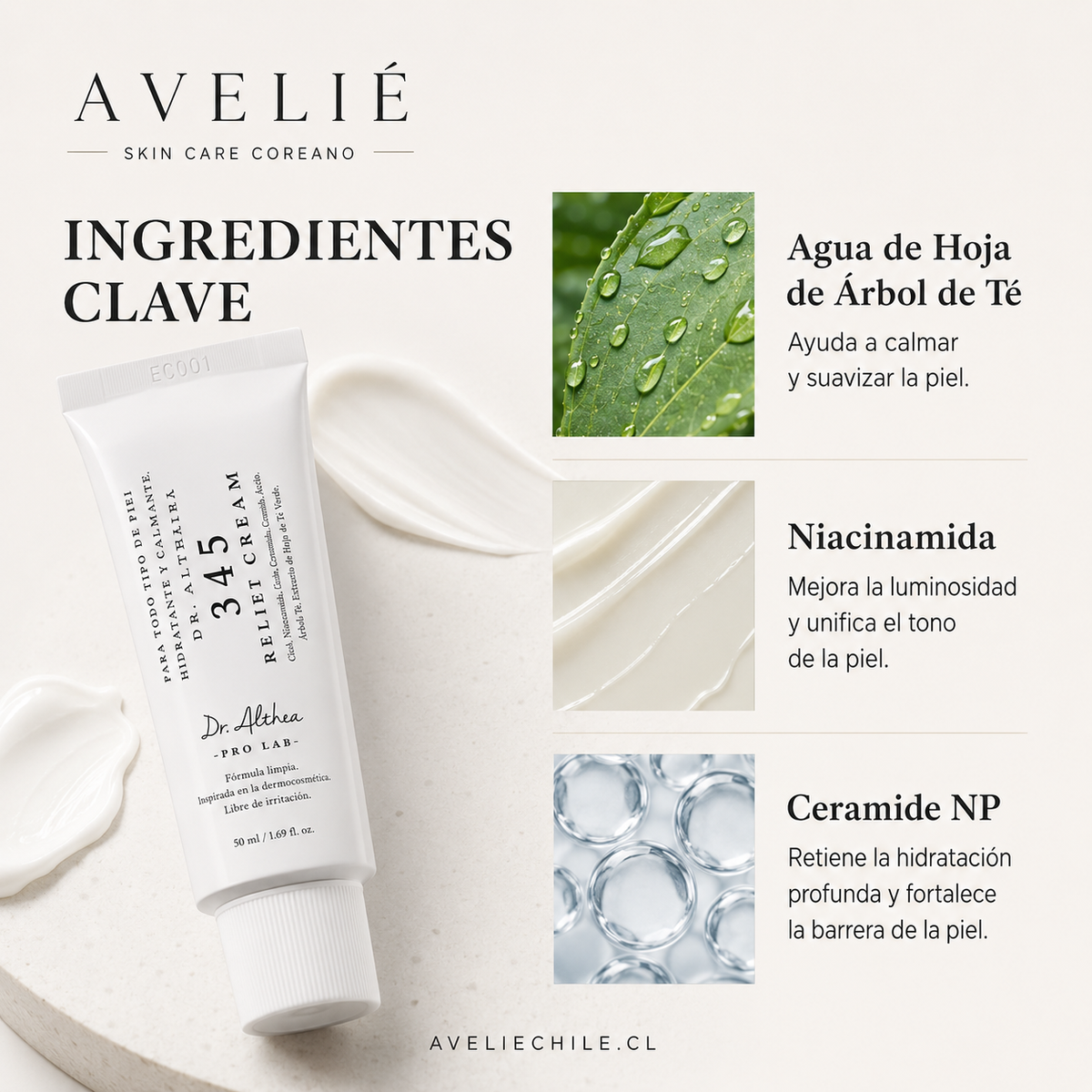 Dr. Althea 345 Relief Cream 50ml | Hidratación Calmante