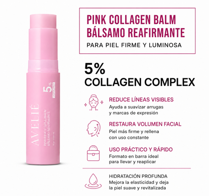 AVELIÉ Pink Collagen Balm | Bálsamo de Volumen Reafirmante